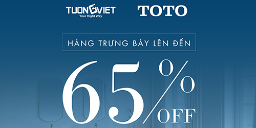 Khai trương chào đón năm mới ưu đãi lên đến 65% tại Showroom Tường Việt